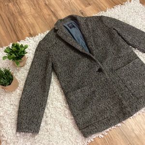 GAP herringbone wool coat
